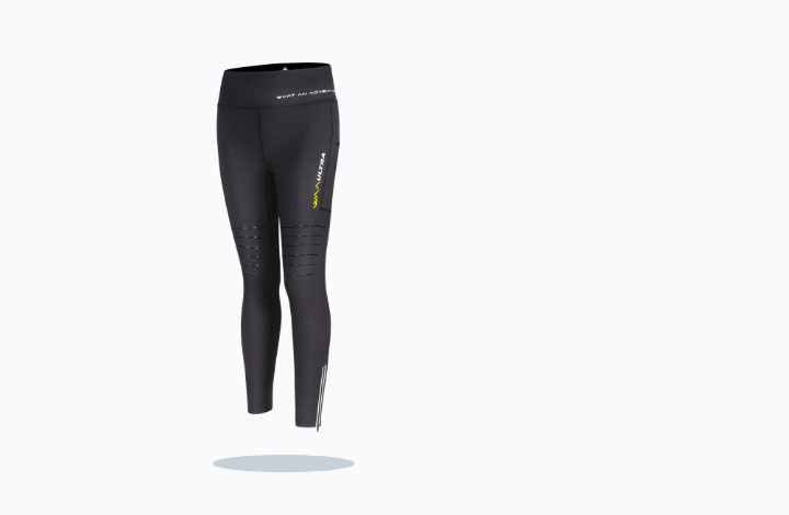 Being Runner Women Exercise Legging with Side Pocket (Black Bottom