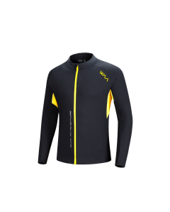Men’s Aero Running Shirt-S-Black/Yellow