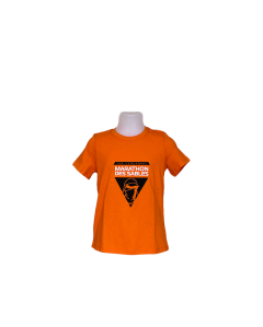 Camiseta naranja para niños